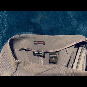 New York & Co.-Size 6- Gray Large Checkers